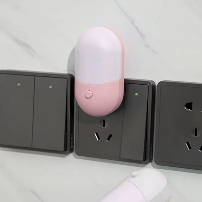 Baby Nursery Wall Lights - Plug In Mini Night Light Bedroom