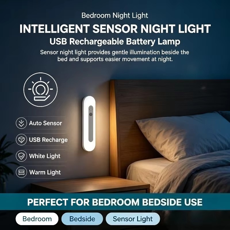Intelligent Sensor Night Light - Baby Nursery Wall Lights 评论和价格