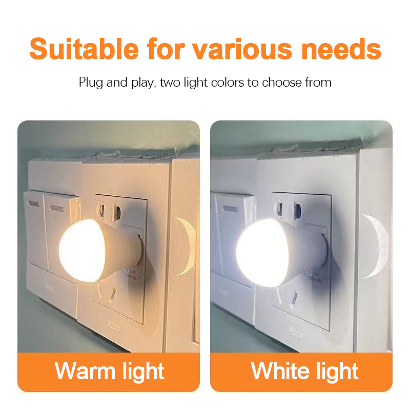 1-5pcs LED Night Light Mini US - Baby Nursery Light Fixture 评论和价格