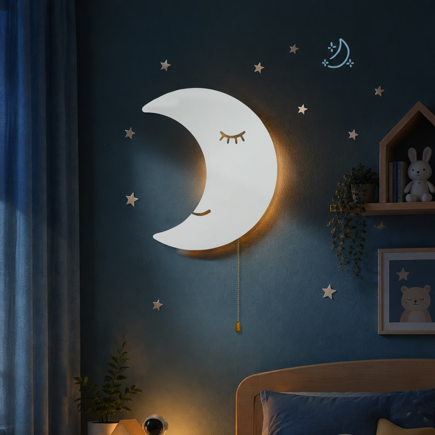 Cloud Light - Floating Cloud W - Baby Nursery Wall Lights 评论和价格
