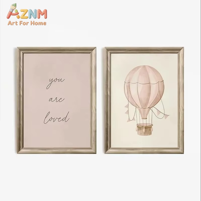 Bunny Nursery Canvas Wall Art  - Baby Nursery Frames 评论和价格