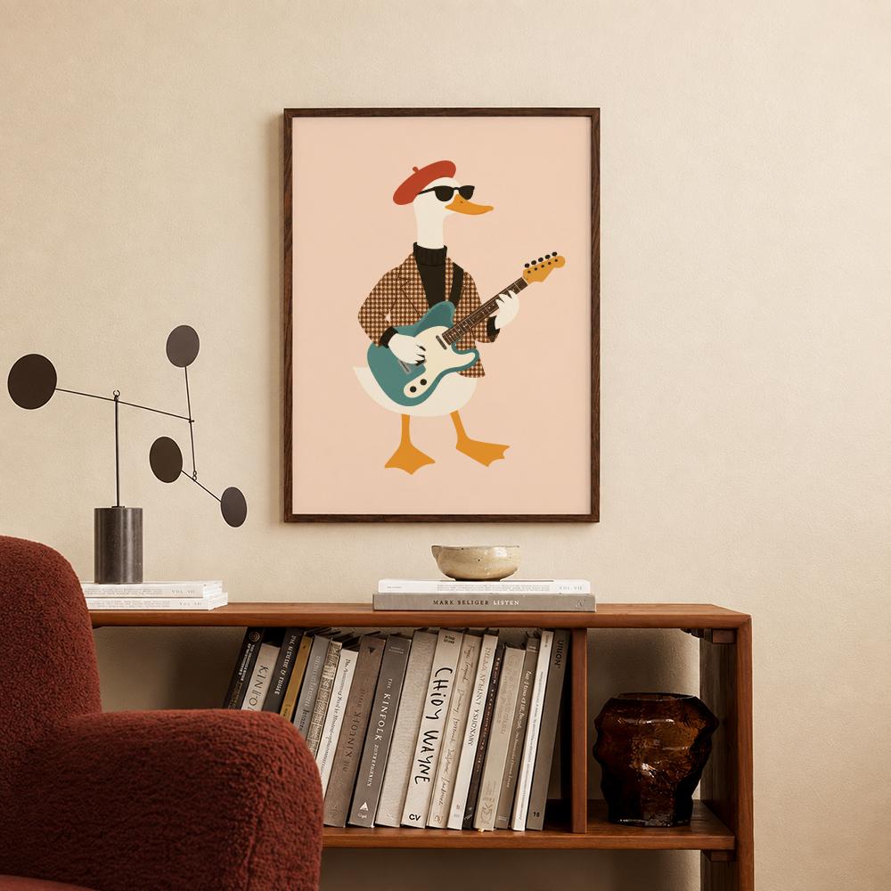 Cool Rocker Duck Wall Art Baby - Baby Nursery Boy 评论和价格