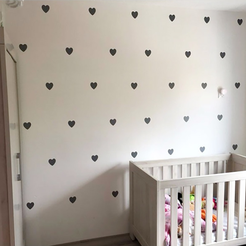 Heart Baby Room Decorative Sti - Baby Girl Nursery Quotes 评论和价格