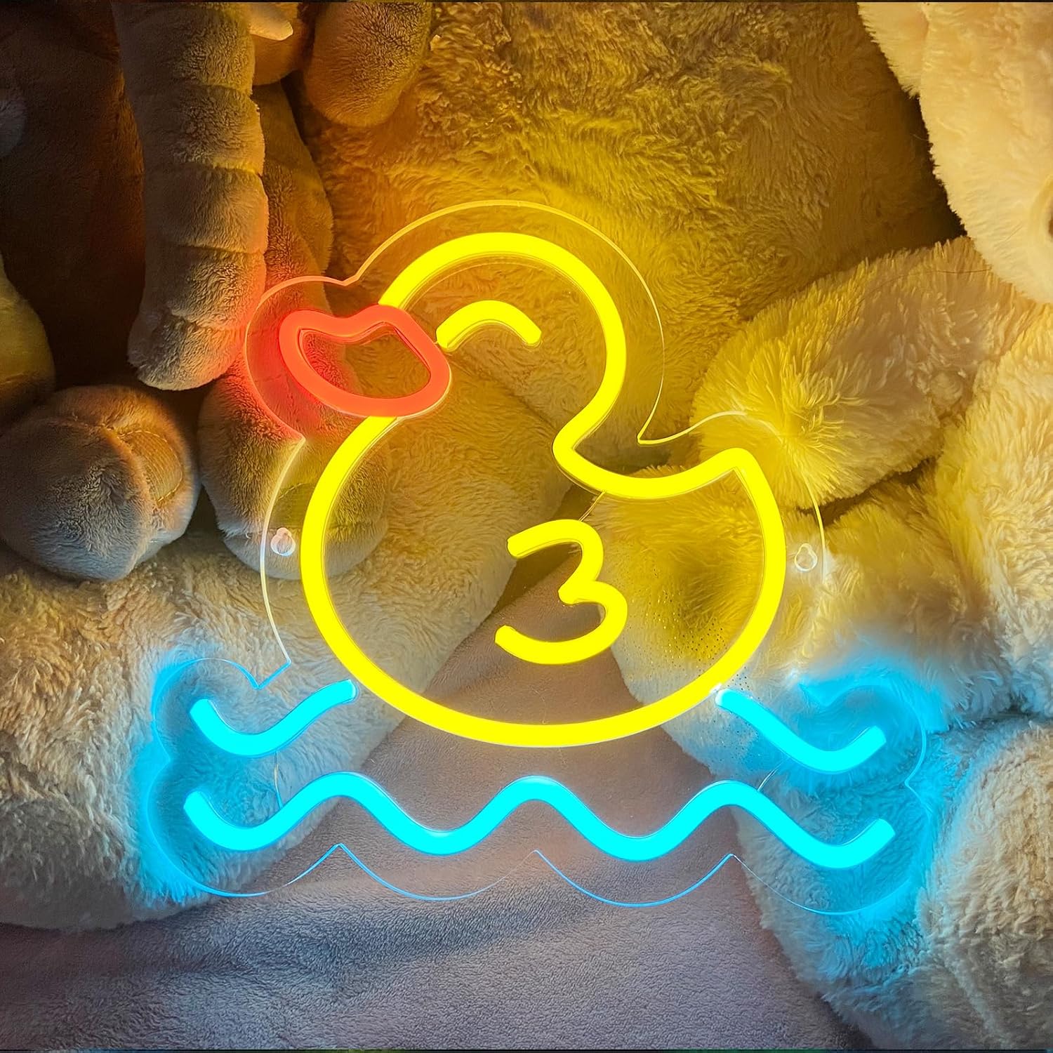 Duck  Neon Sign LED Wall Art U - Baby Nursery Wall Lights 评论和价格
