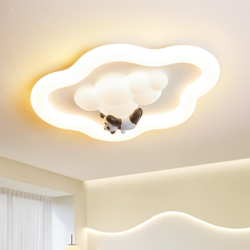 French Creamy Cloud Ceiling Li - Baby Nursery Light Fixture 评论和价格