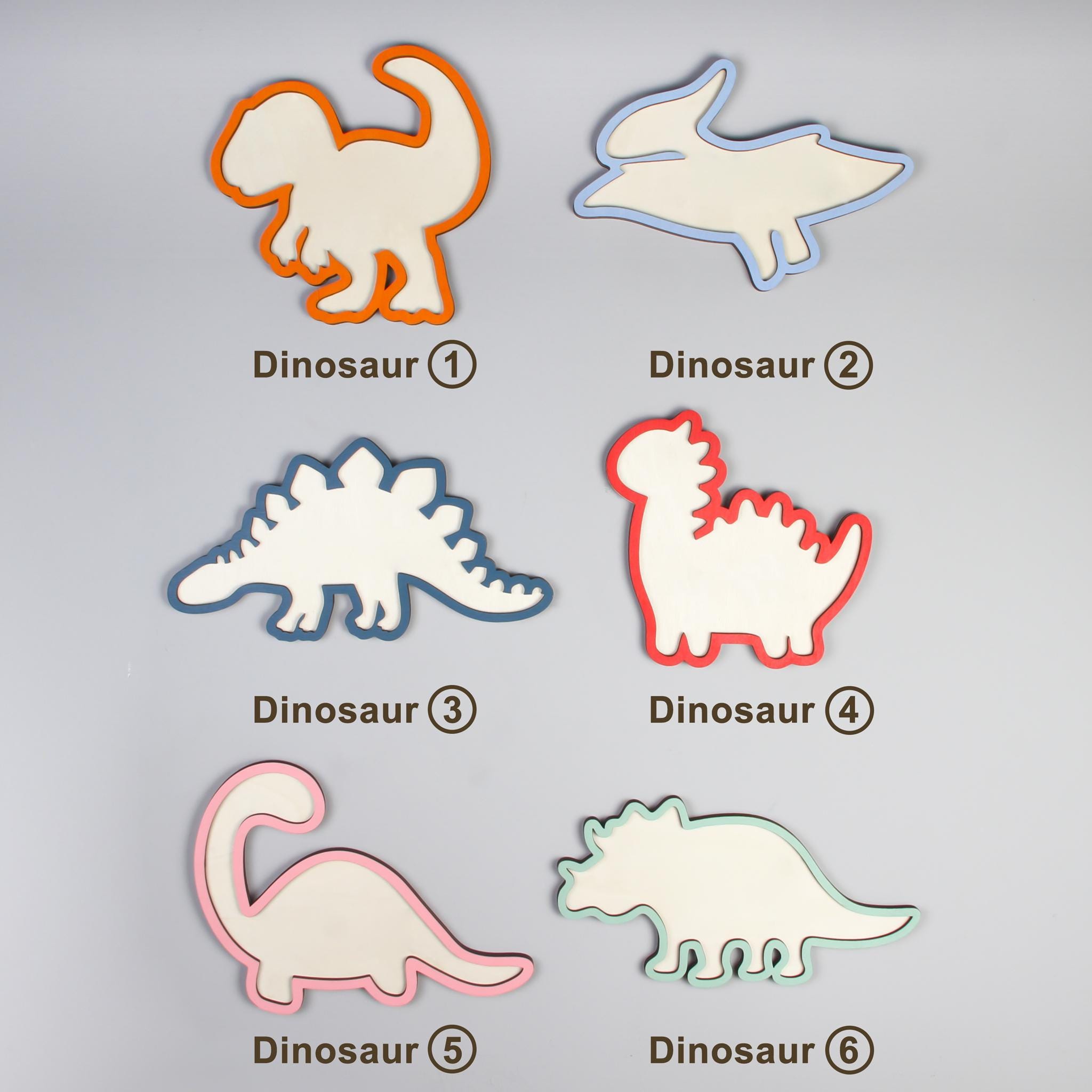 Personalized Dinosaur Wooden N - Baby Nursery Decor Girl 评论和价格