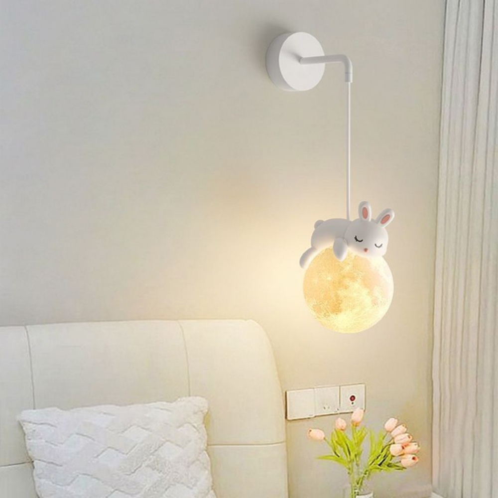 Cute Animal Wall Lamp White Ra - Baby Nursery Wall Lights 评论和价格